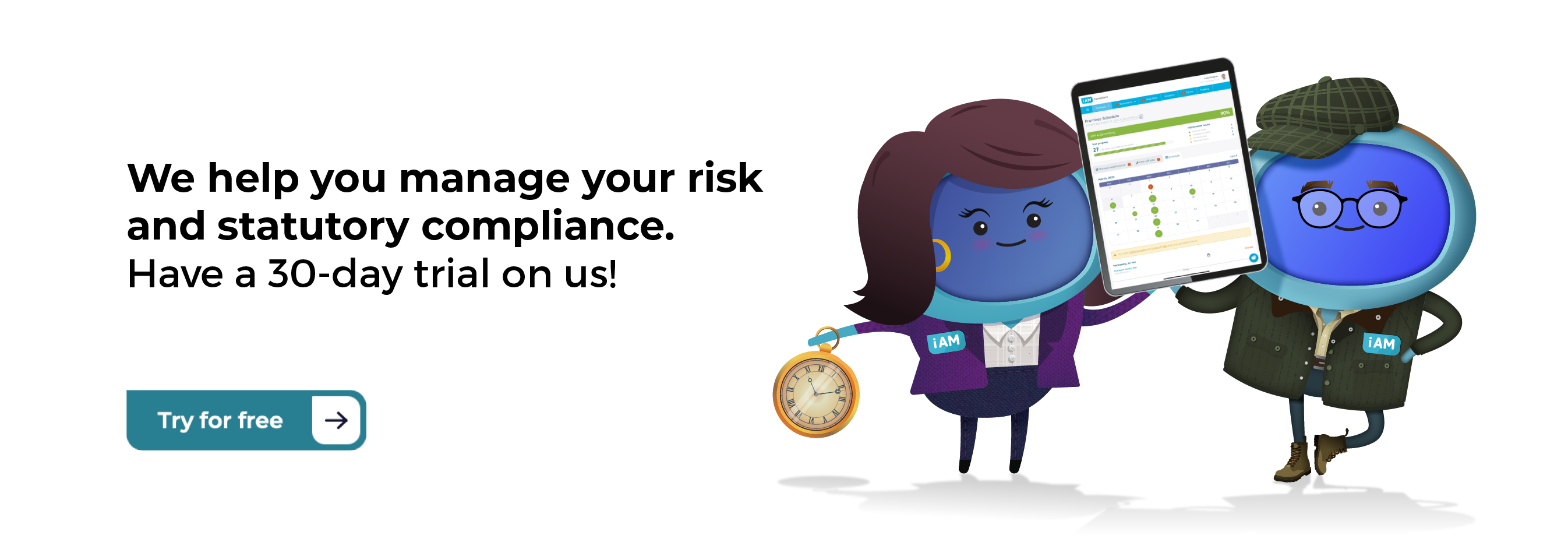 iAM Compliant Try For Free CTA-1