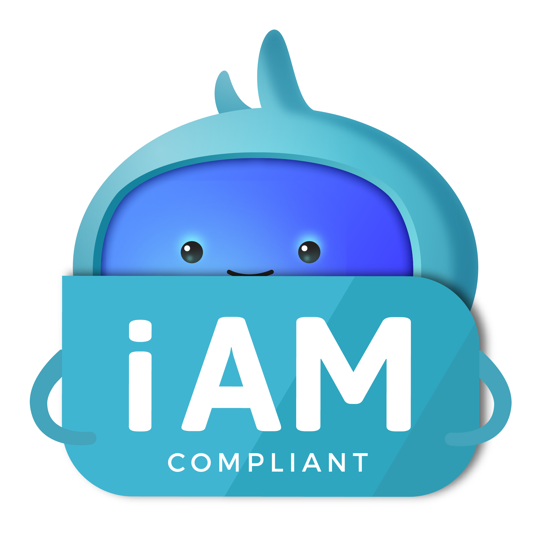 iAM Head Above iAM Compliant Logo (use for web only)