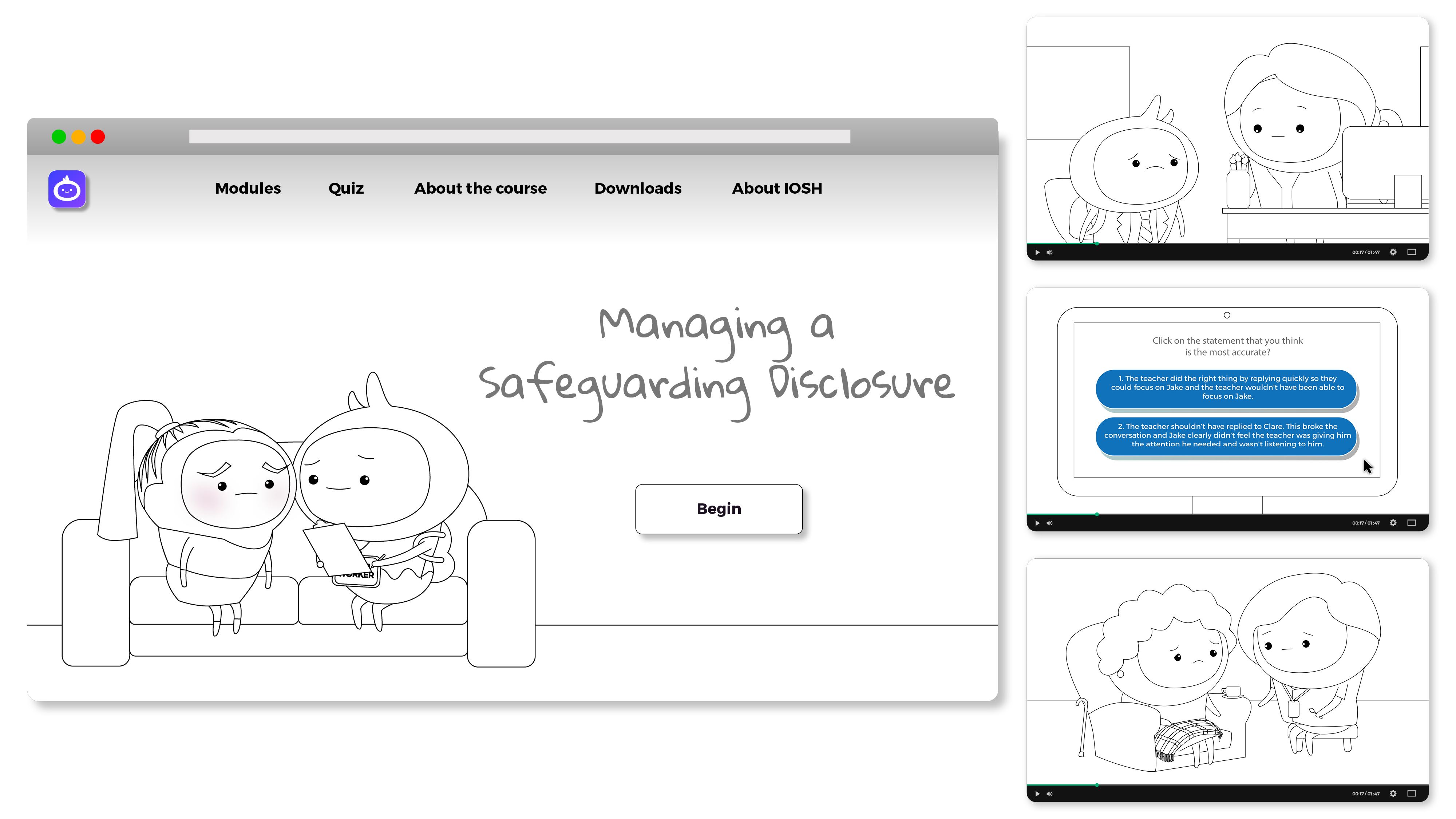 iAM Managing a Safeguarding Disclosure Landing Page Artwork